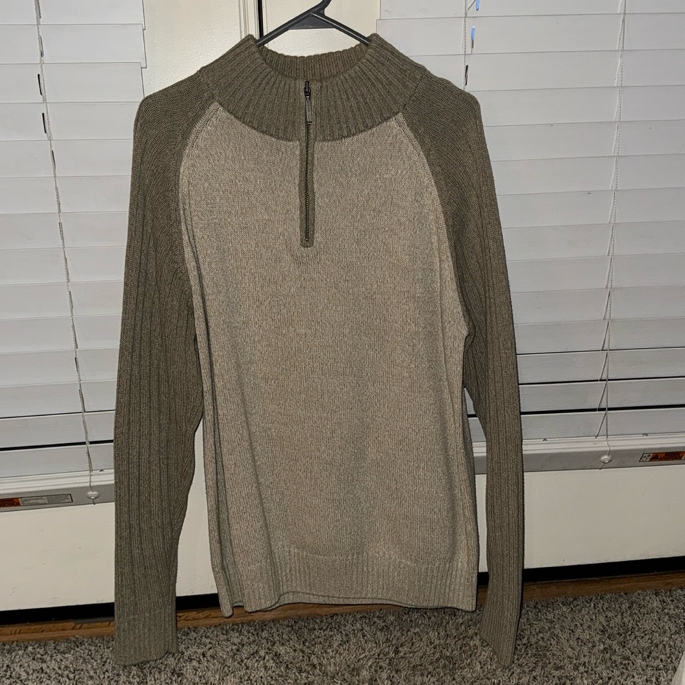 Geoffrey Beene, 3/4 zip sweater